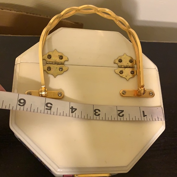 Vintage Wooden Purse Handbag - Picture 8 of 17